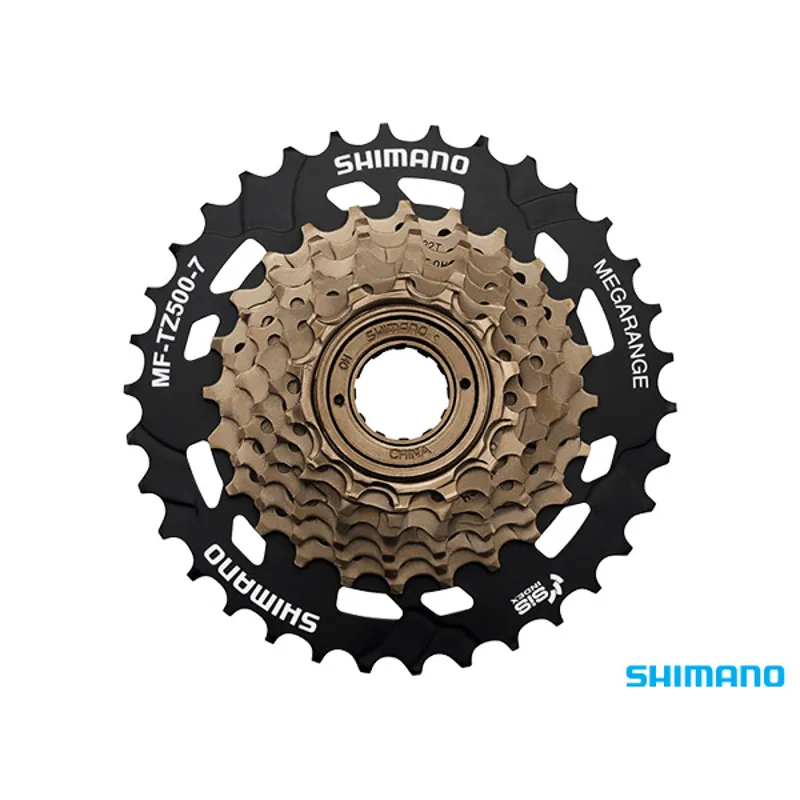 SHIMANO MF-TZ500 FREEWHEEL 7-SPEED 14-34T in BLACK